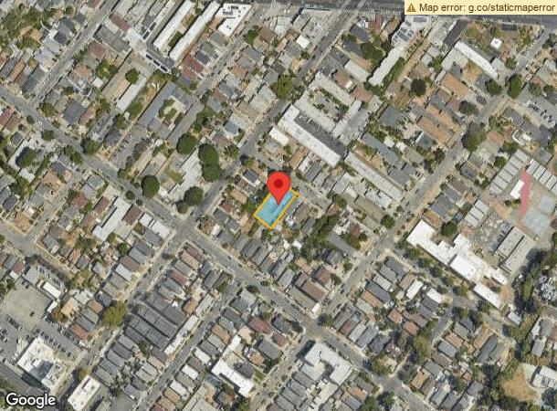  2727 E 17Th St, Oakland, CA Parcel Map