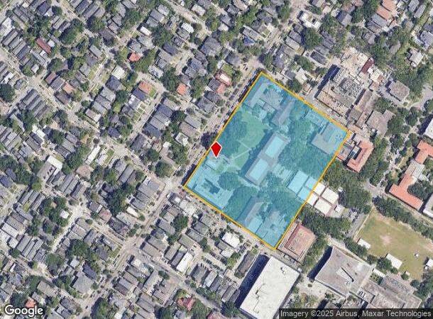 1101 Broadway St, New Orleans, LA Parcel Map