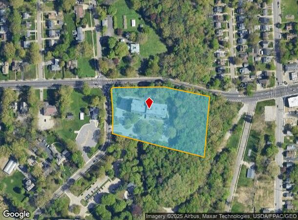  525 Diagonal Rd, Akron, OH Parcel Map