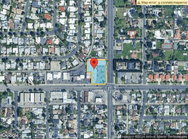  17703-17715 Saticoy St, Reseda, CA Parcel Map