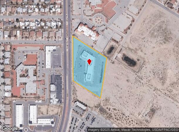  1390 George Dieter Dr, El Paso, TX Parcel Map