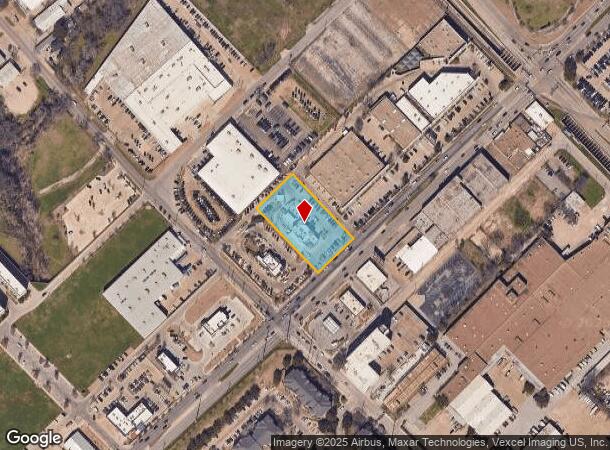  2525 W Mockingbird Ln, Dallas, TX Parcel Map