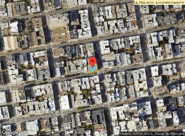  805 Leavenworth St, San Francisco, CA Parcel Map