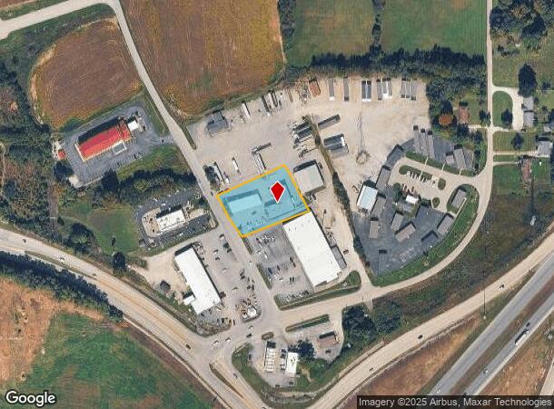 1046 N Luther Rd, Georgetown, IN Parcel Map