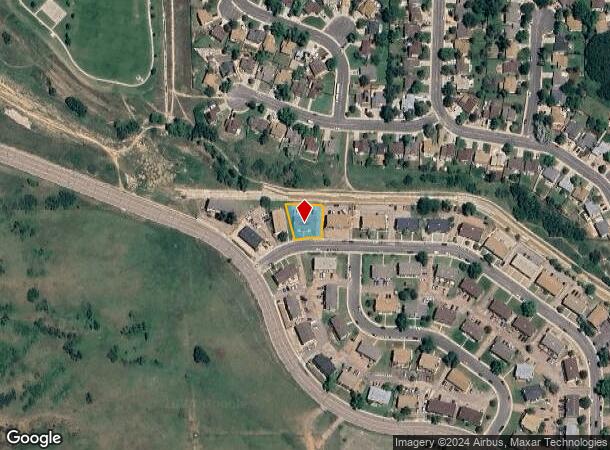  2415 Split Rock Dr, Colorado Springs, CO Parcel Map