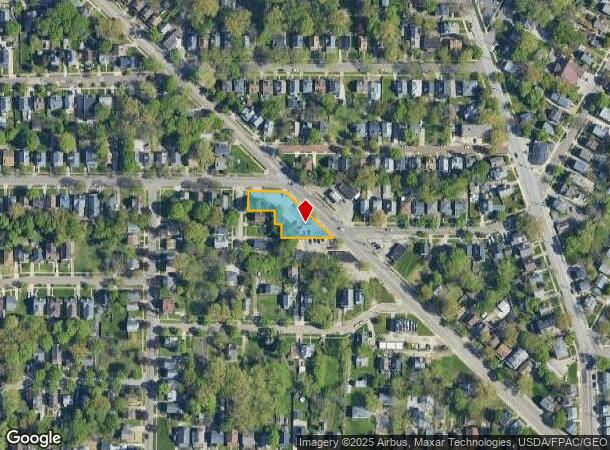  868 W Exchange St, Akron, OH Parcel Map