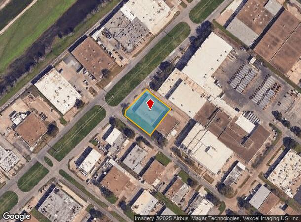  636 Regal Row, Dallas, TX Parcel Map