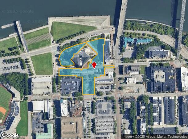 124 Chestnut St, Chattanooga, TN Parcel Map