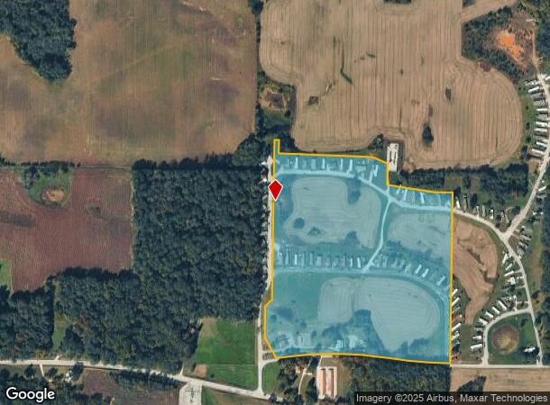 2800 Bishopgate Dr Ne, New Salisbury, IN Parcel Map