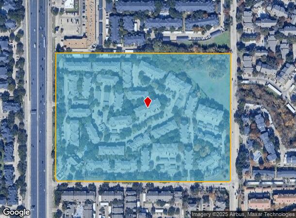  4607 Timberglen Rd, Dallas, TX Parcel Map