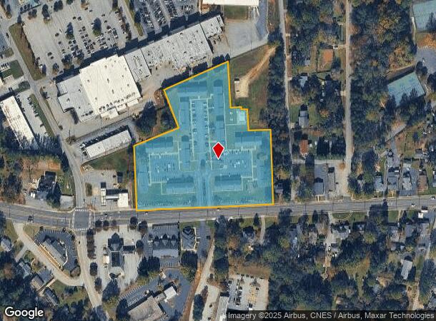 1102 W Poinsett St, Greer, SC Parcel Map