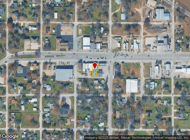  110 W Rock Island Ave, Boyd, TX Parcel Map