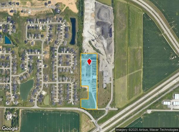 10944 Telephone Rd, Chandler, IN Parcel Map