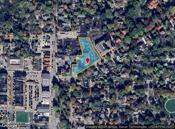 21 Aurora St, Hudson, OH Parcel Map