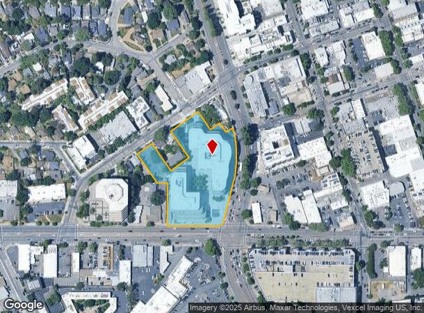  1331 N California Blvd, Walnut Creek, CA Parcel Map