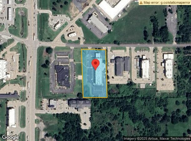  3101 Military Blvd, Muskogee, OK Parcel Map