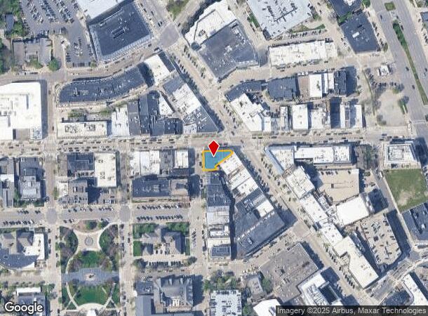  100 S Old Woodward Ave, Birmingham, MI Parcel Map