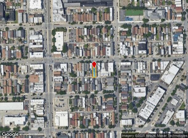  1519 W 18Th St, Chicago, IL Parcel Map