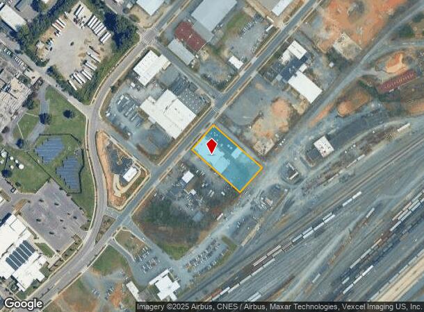 2020 N Tryon St, Charlotte, NC Parcel Map