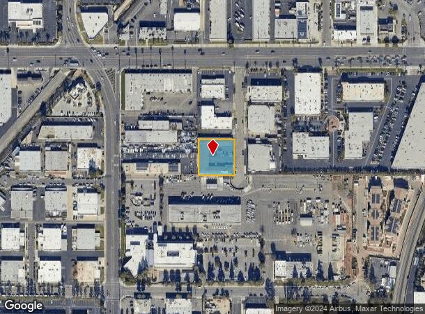  1214 N Parker St, Orange, CA Parcel Map