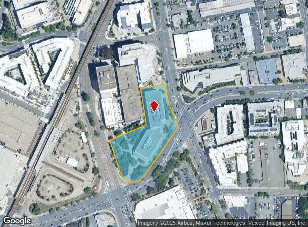  2001 N Main St, Walnut Creek, CA Parcel Map