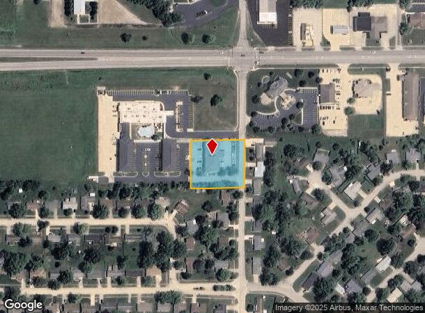  1550 Douglas St, Charleston, IL Parcel Map