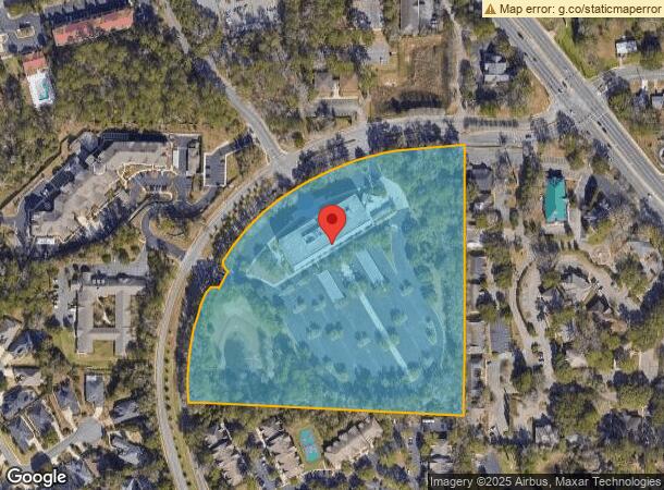  1801 Hermitage Blvd, Tallahassee, FL Parcel Map