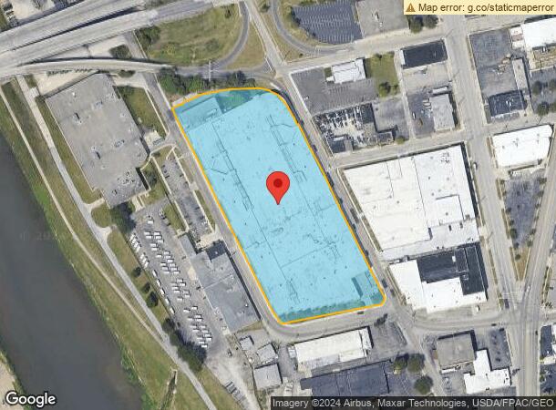  600 Longworth St, Dayton, OH Parcel Map