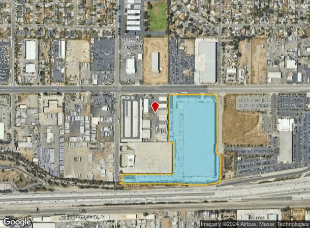  15895 Valley Blvd, Fontana, CA Parcel Map