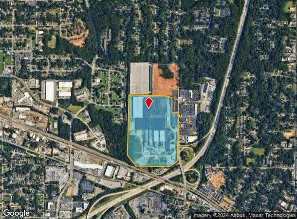  3107 Sylvan Rd, Atlanta, GA Parcel Map