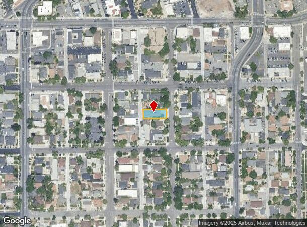  621 Humboldt St, Reno, NV Parcel Map