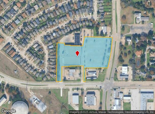 9609 Clark Rd, Dallas, TX Parcel Map