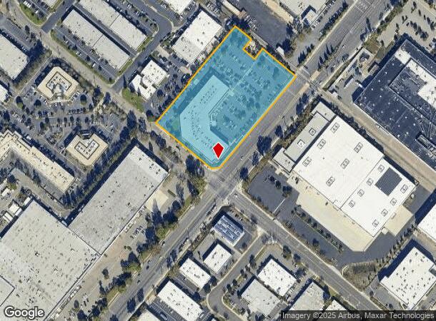 2850 Redhill Ave, Santa Ana, CA Parcel Map