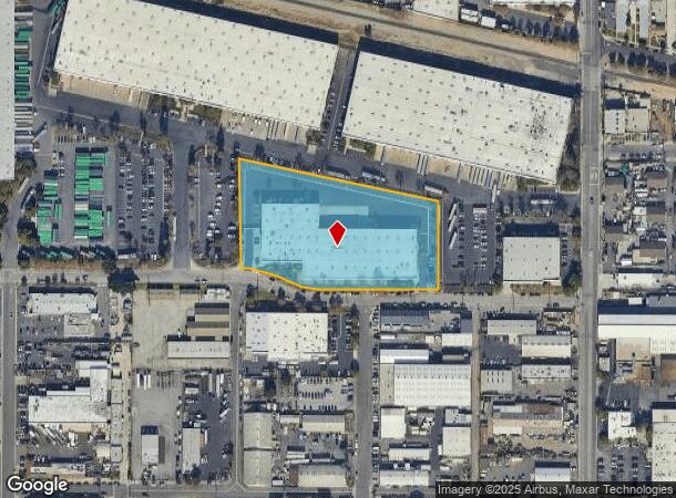 875 W 8Th St, Azusa, CA Parcel Map