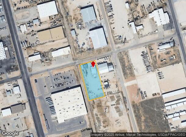  302 Industrial Ave, Odessa, TX Parcel Map