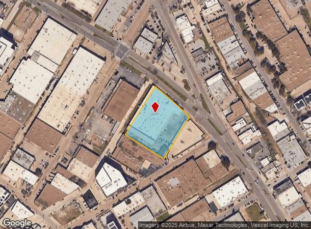  1501 Market Center Blvd, Dallas, TX Parcel Map