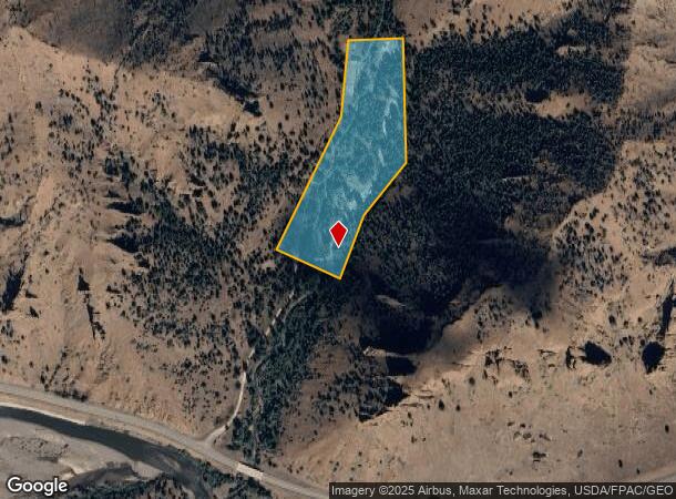  1231 N Fork Hwy, Cody, WY Parcel Map