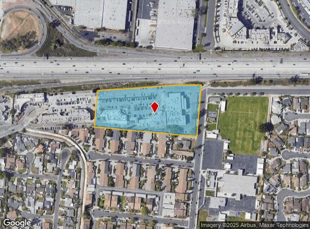  1380 Fullerton Rd, Rowland Heights, CA Parcel Map