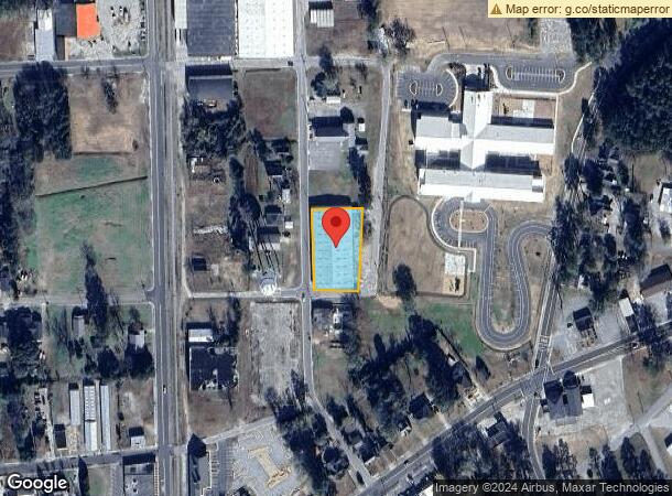  204 N Wall St, Tabor City, NC Parcel Map