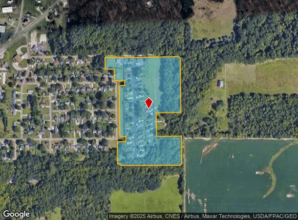  Ledgewood Dr, Mansfield, OH Parcel Map