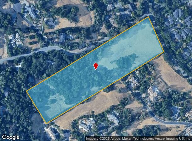2188 Foothill Rd, Pleasanton, CA Parcel Map