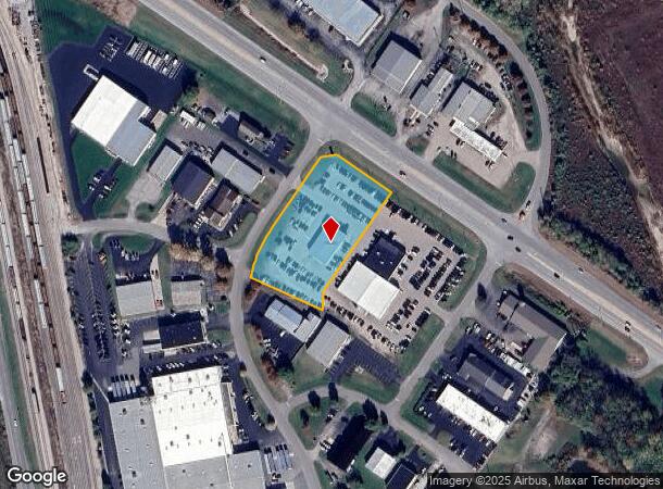  3580 N National Rd, Columbus, IN Parcel Map