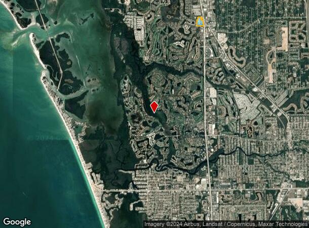  24600 S Tamiami Trl, Bonita Springs, FL Parcel Map