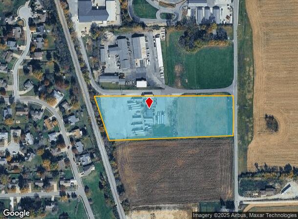  564 N Front St, Whiteland, IN Parcel Map