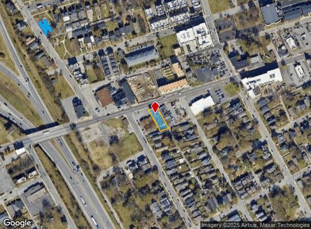  1037 Jefferson St, Nashville, TN Parcel Map