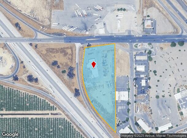  7323 E Manning Ave, Fowler, CA Parcel Map