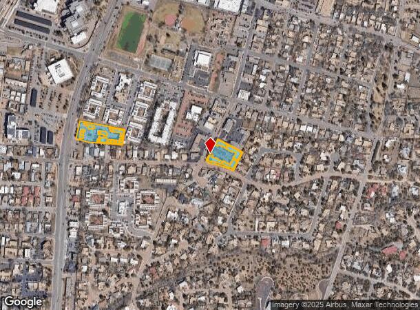  1421 Luisa St, Santa Fe, NM Parcel Map