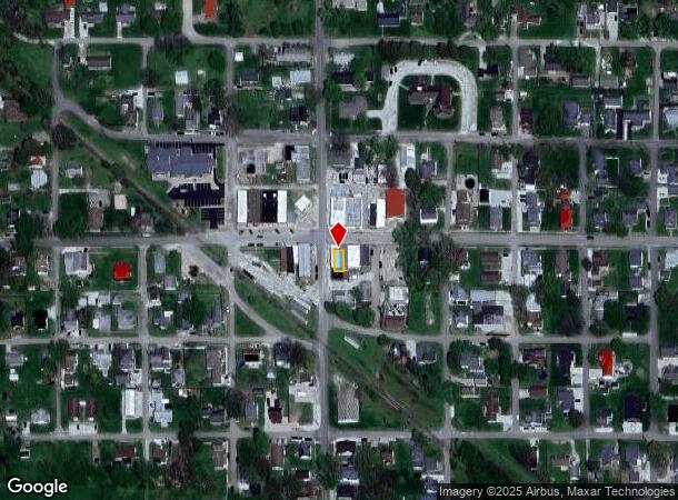 101 E Washington St, Waldron, IN Parcel Map