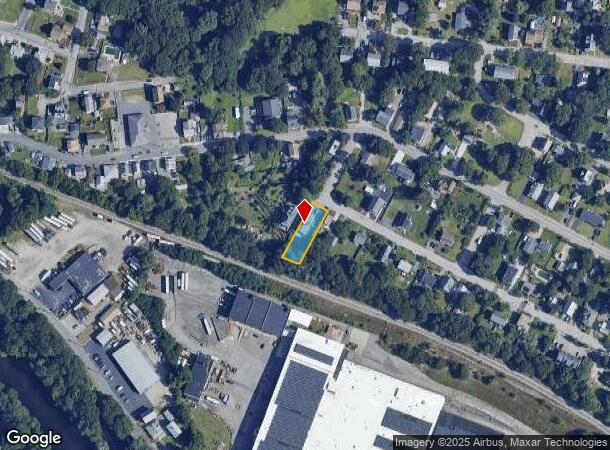  84 Lord St, Attleboro, MA Parcel Map