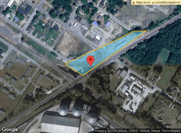  500 E Railroad St, Selma, NC Parcel Map